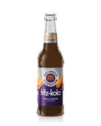 mischmasch super zero Flasche mit Kondenswasser und Eis an der Glasflasche