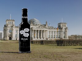 mit flaschenpost in den bundestag.
