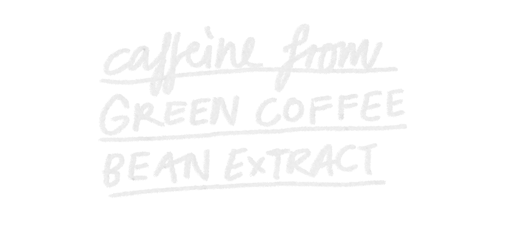 caffeine from green bean extract